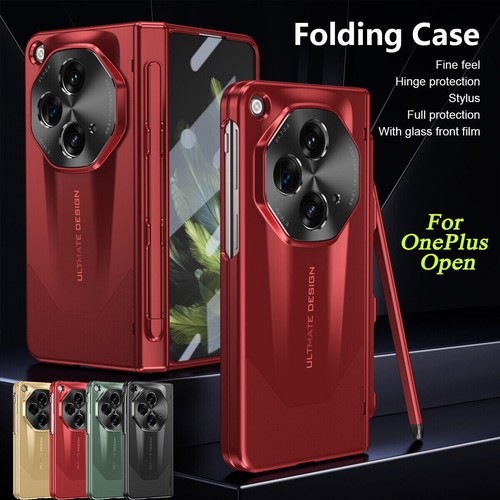 Für OnePlus Open Hinge Schutzhülle mit integriertem Displayschutz + Stylus - Bild 1 von 19
