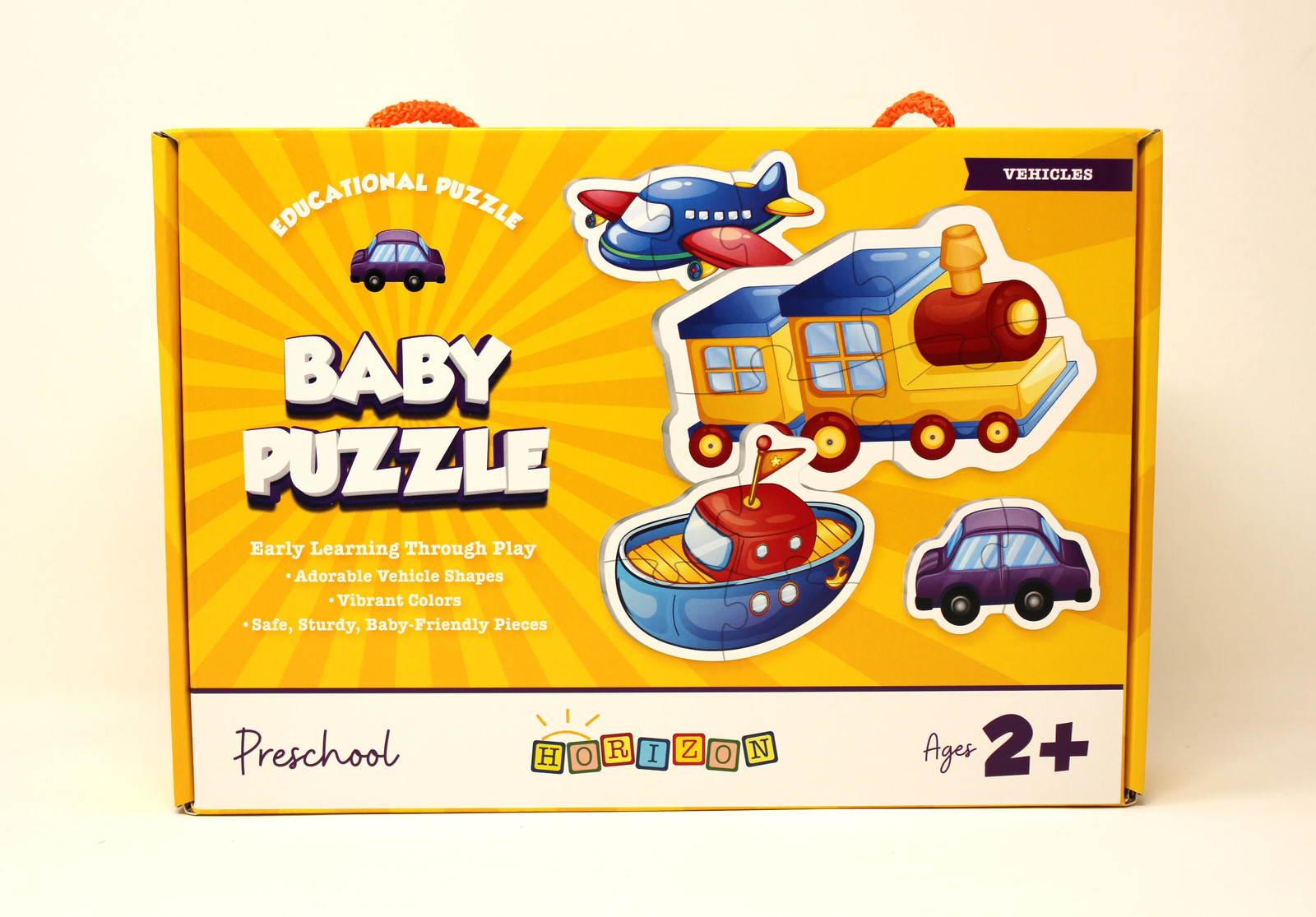 Horizon Educational Puzzle Baby Puzzle Early Learning Through Play - Vehicles