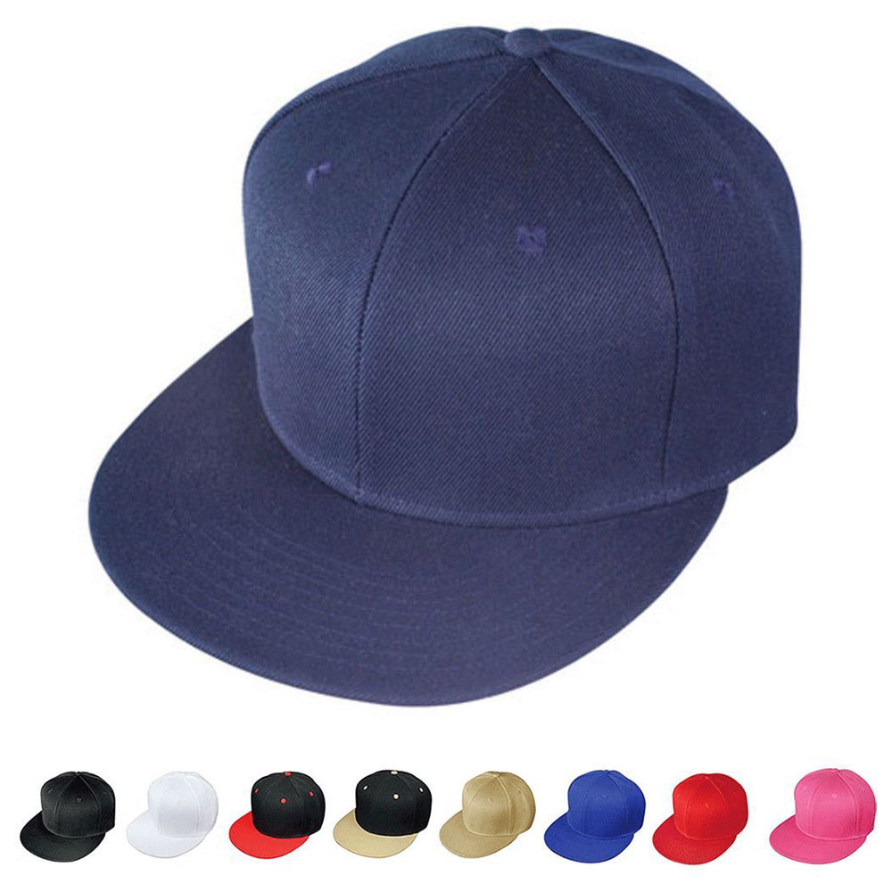 1 Dozen Blank Flat Bill Vintage 6 Panel Baseball Hats Caps Wholesale Bulk |  eBay, image size:1000x1000