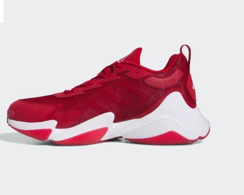 Adidas Impact FLX II IE9377 - rosso potenza 2/bianco da uomo taglia 10 nuovo con scatola - Foto 4 di 10