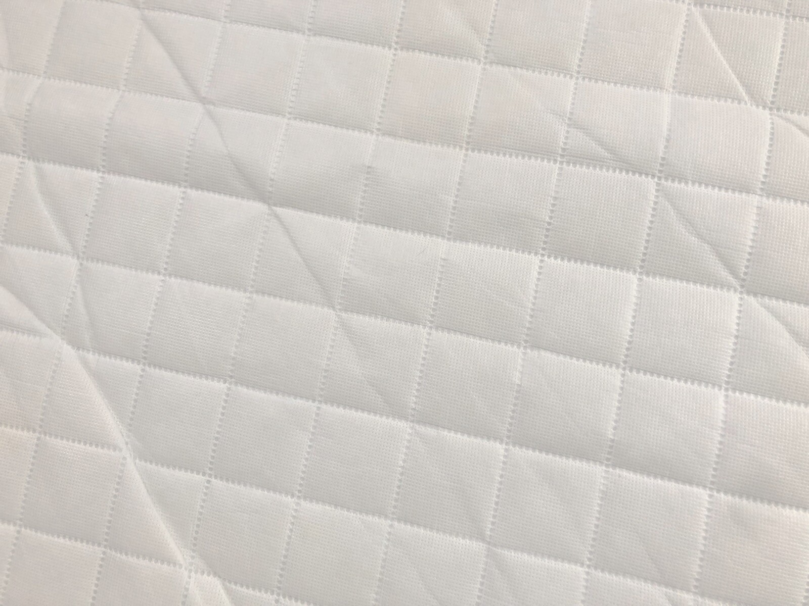 Mother Nurture Soft Quilted Fibre Cot White Bed Mattress, 140 x 70 x 13