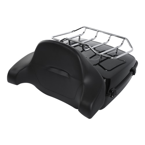 Chopped Pack Trunk Pad Mount Rack Fit For Harley Davidson Touring 14-25 US - Picture 3 of 12