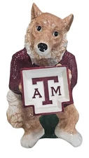 Vintage 2003 Texas A&M Mascot Reveille Chips And Dip Tray Aggies Gig Em Maroon