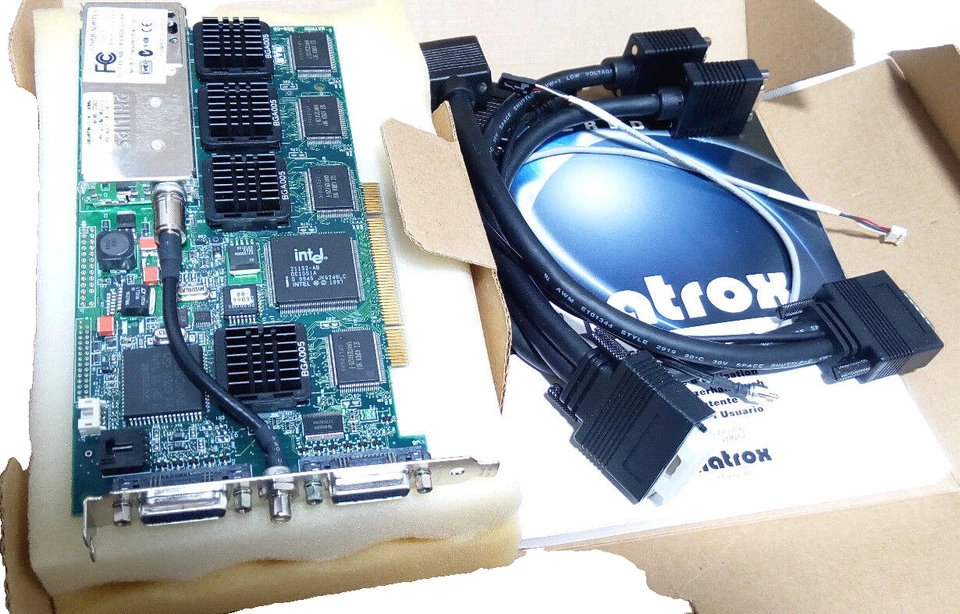 Matrox G2+/QUADP/TVN MRZ0020 79075010729 Card / Cables Kit NEW. - Image 3 of 4