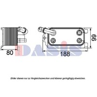 ÖLküHler 188X98X80 Passend FüR Volvo XC60 156 V60 155 157 136
