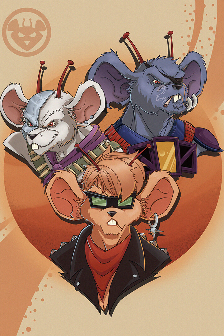 Biker Mice from Mars Decor Wall Art Print - POSTER 20x30 | eBay