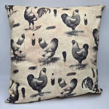 VINTAGE LOOK ROOSTER THROW PILLOW SH