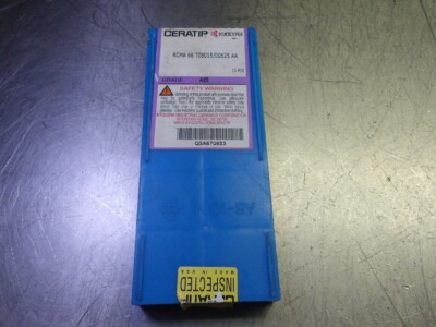 Kyocera Ceratip Ceramic Inserts QTY10 RCMA 66 T08015/00625 AA A65 (LOC3620)