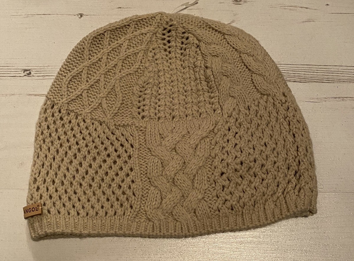 Chapeau pull femme tricoté marron Kangol Classic taille