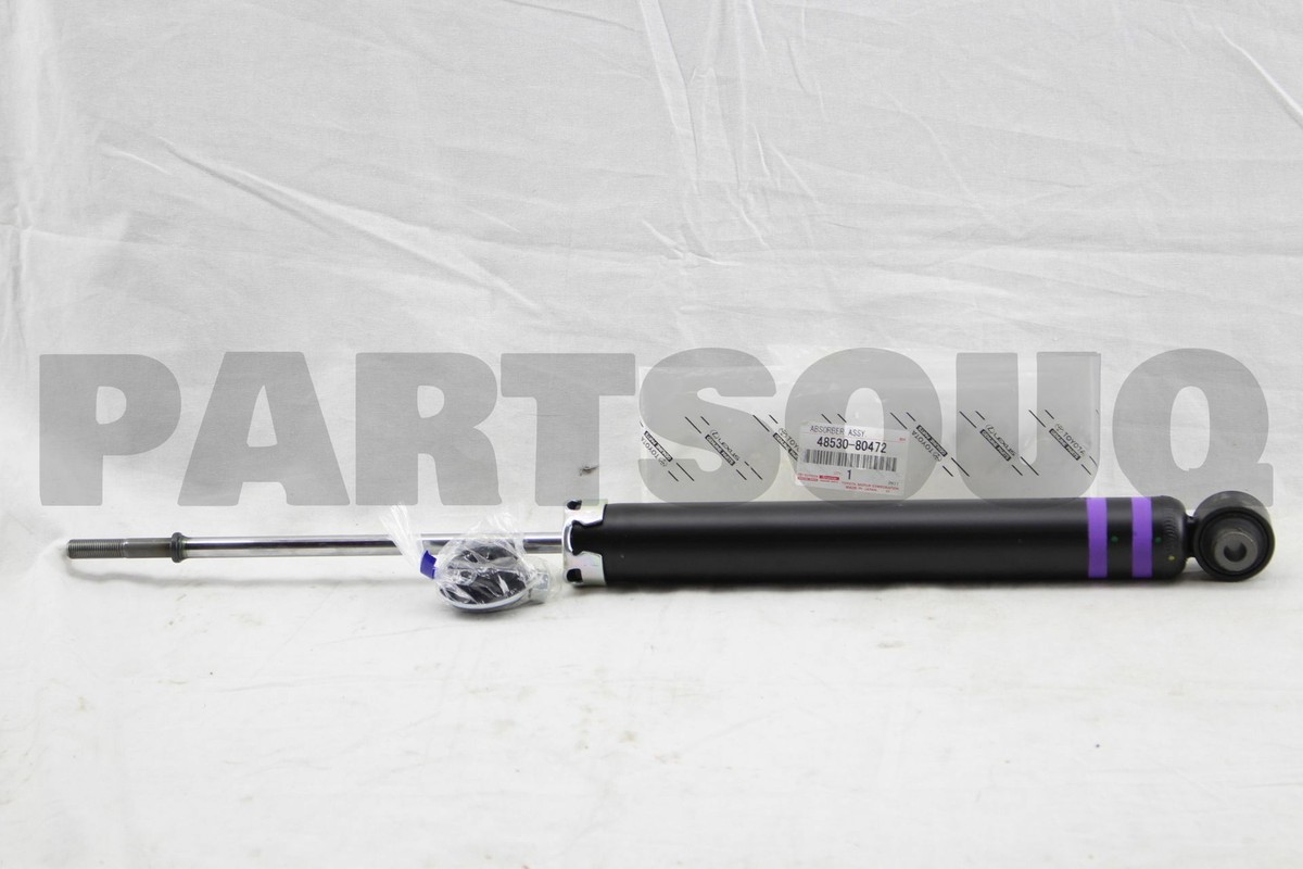 4853080472 Genuine Toyota ABSORBER ASSY, SHOCK, REAR, RH/LH 4853080472 Genuine Toyota ABSORBER ASSY, SHOCK, REAR, RH/LH