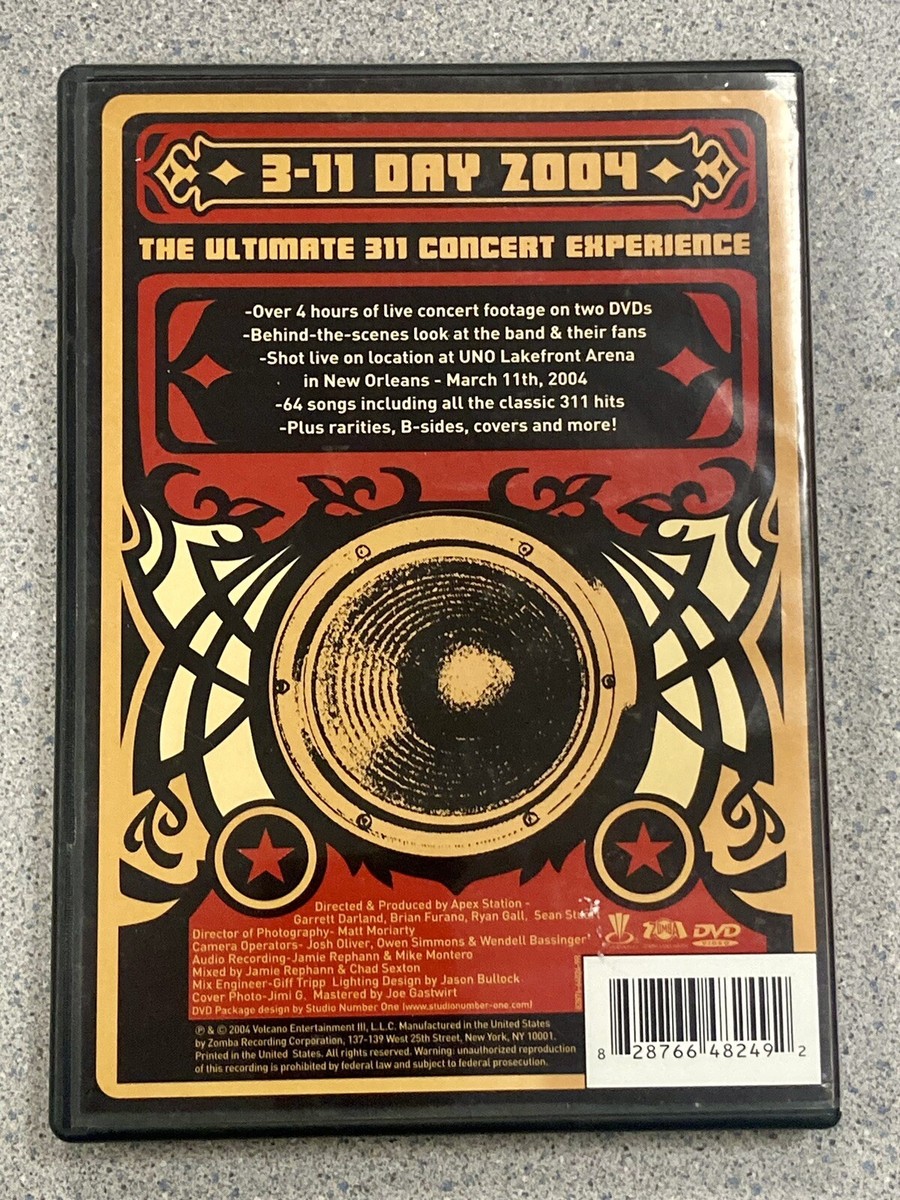 その他 311 Day: Live in New Orleans [DVD] 311 3-11 Day 2004: Live in New Orleans (DVD, 2004) 828766482492| eBay