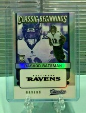 2021 Classics CLASSIC BEGINNINGS - RASHOD BATEMAN **SILVER** RC Ravens