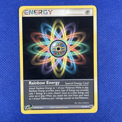Pokemon TCG EX Ruby & Sapphire Rainbow Energy Regular Rare 95/109 - NM ...