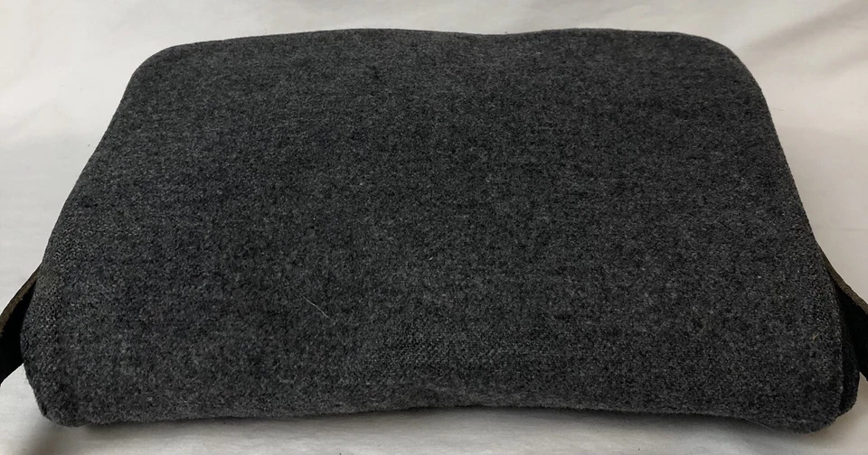 Bolso de Hombro AEO para Mujer Gris 80% Lana Negro Cuero Genuino Mango Informal Foto 4 de 4