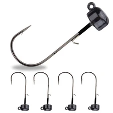Reaction Tackle Tungsten Mushroom Head Ned Rig Shroom Jig Heads (5-Pack)