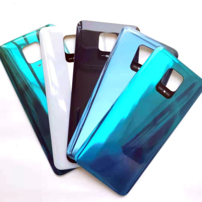 For Xiaomi Redmi Note 9S 9 Pro Glass Battery Rear Back Door Cover Housing Case