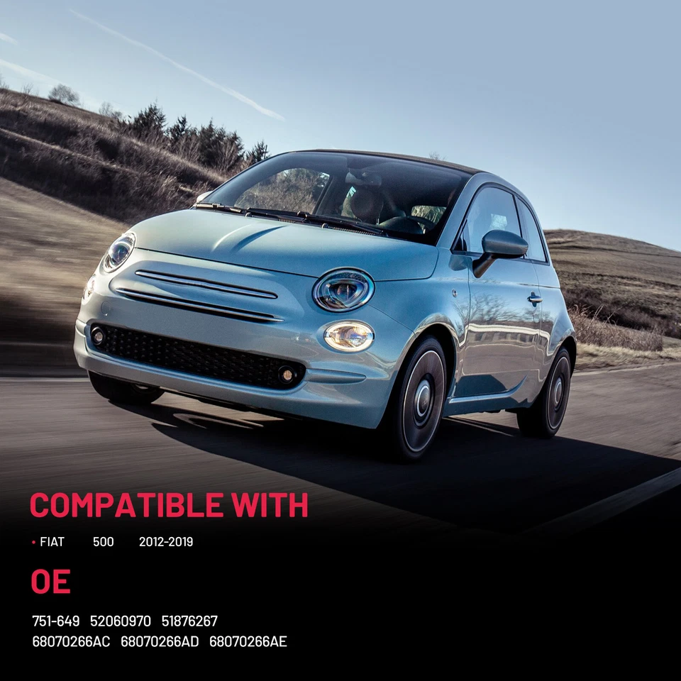 Regulador de ventana eléctrica lado del pasajero delantero para Fiat 500 2012-2019 con motor Foto 4 de 4