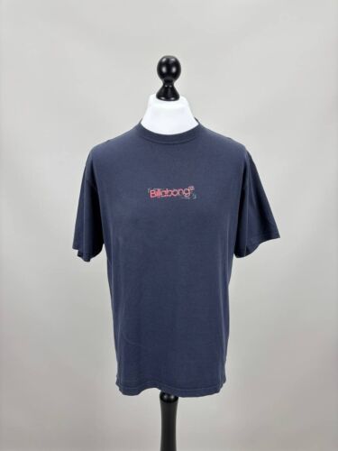 Mens vintage t shirt Billabong Size M Color Blue