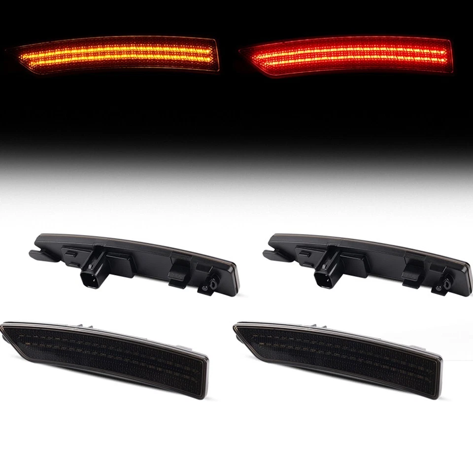 4x Luces LED delanteras traseras ahumadas para Ford Mustang (S650, Gen7) 2024+ Foto 2 de 4
