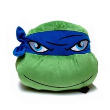 TMNT Teenage Mutant Ninja Turtles Leonardo Plush Backpack Pillow Travel Bag New