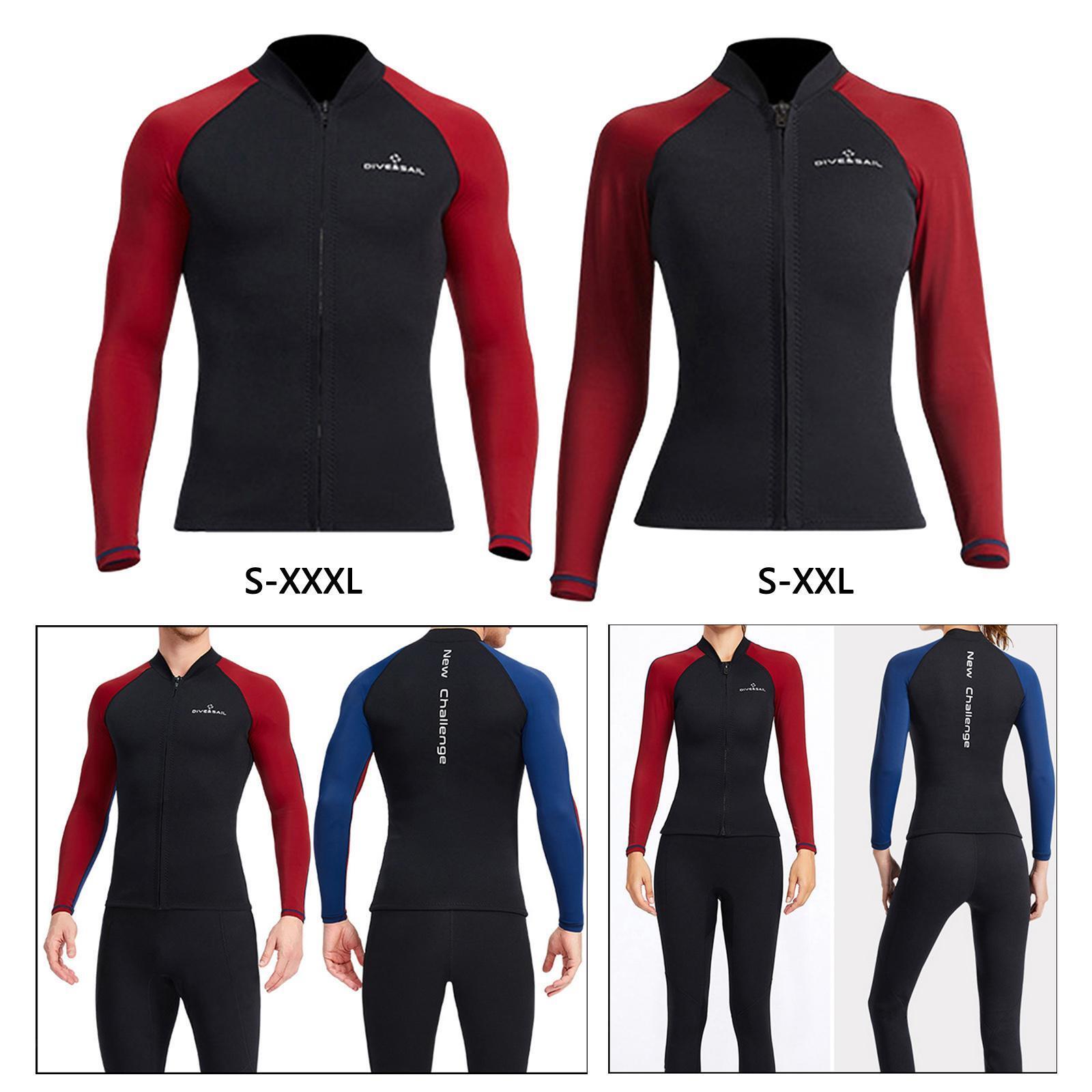 Full Length Wetsuit Mens 1.5mm Wetsuit Womens Men, Diving Suit Front