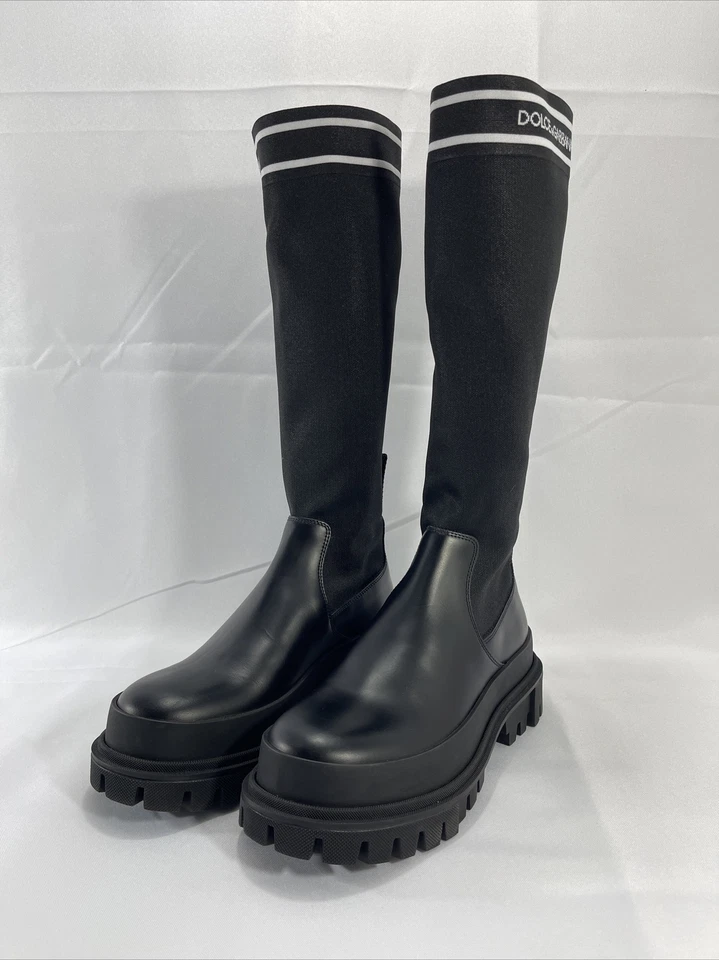 Женские сапоги Dolce & Gabbana с выступающим носком на лодыжке - Изображение 4 из 4