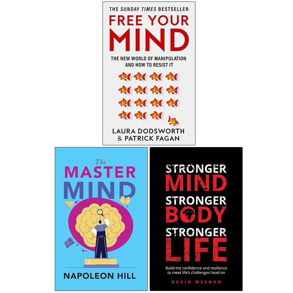Free Your Mind, Master Mind, Stronger Mind,Stronger Body Life 3 Books Set PB NEW