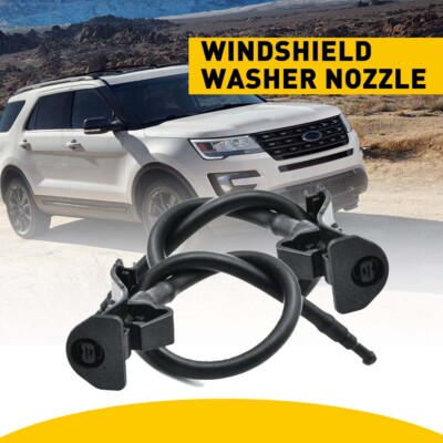 #ad 2pcs For 2011 2018 Ford Explorer Windshield Wiper Nozzle Washer Sprayer NEW Jets $11.99