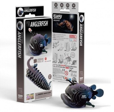 Eugy der Tiefsee-Anglerfisch. Öko-Puzzle 3D