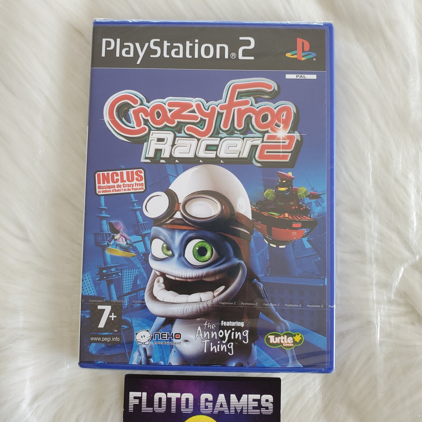 Jeu Crazy Frog Racer 2 pour PS2 PAL FR NEW Neuf sous Blister RARE - Floto Games