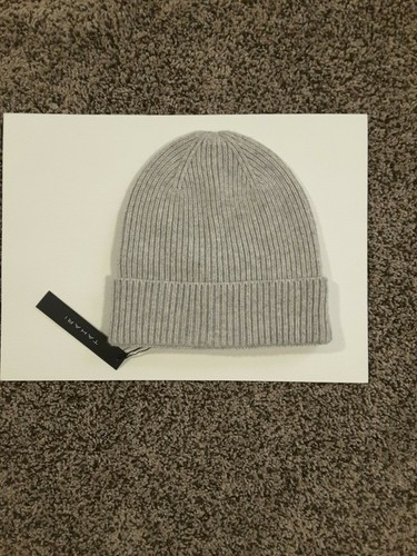 Tahari Cashmere Beanie Gray | eBay