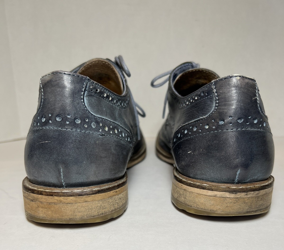 Ben Sherman Oxford Tie Up Dress Shoe Blue Size 12 Ben Sherman men main image 2