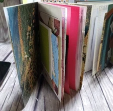 Set of 2 Mixed Paper Journals 5.5x8.5 Smash Books Junk Journal 40/80