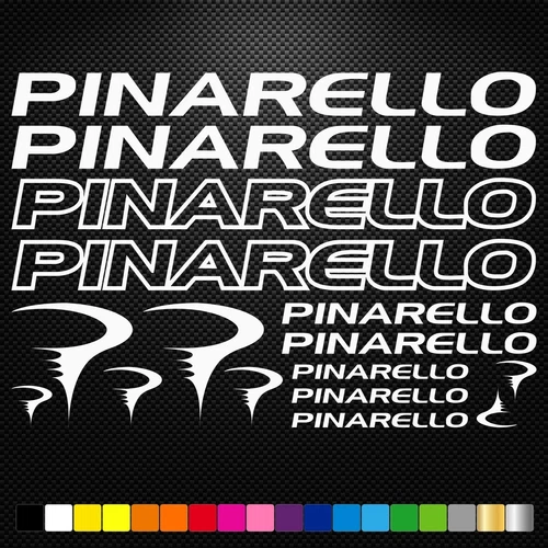 PINARELLO - KIT Vinyl Decals Stickers Sheet Bike Frame Cycle Cycling Bicycle