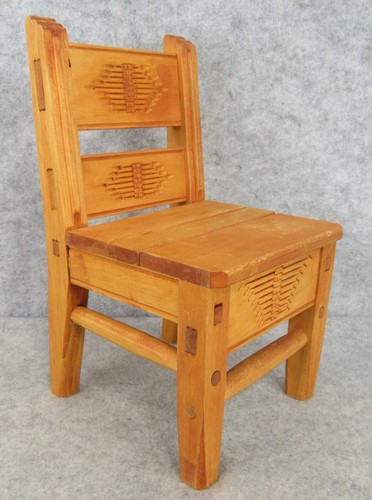 American Girl Doll JOSEFINA Wood Carved Southwestern Chair w Box - Imagen 7 de 24
