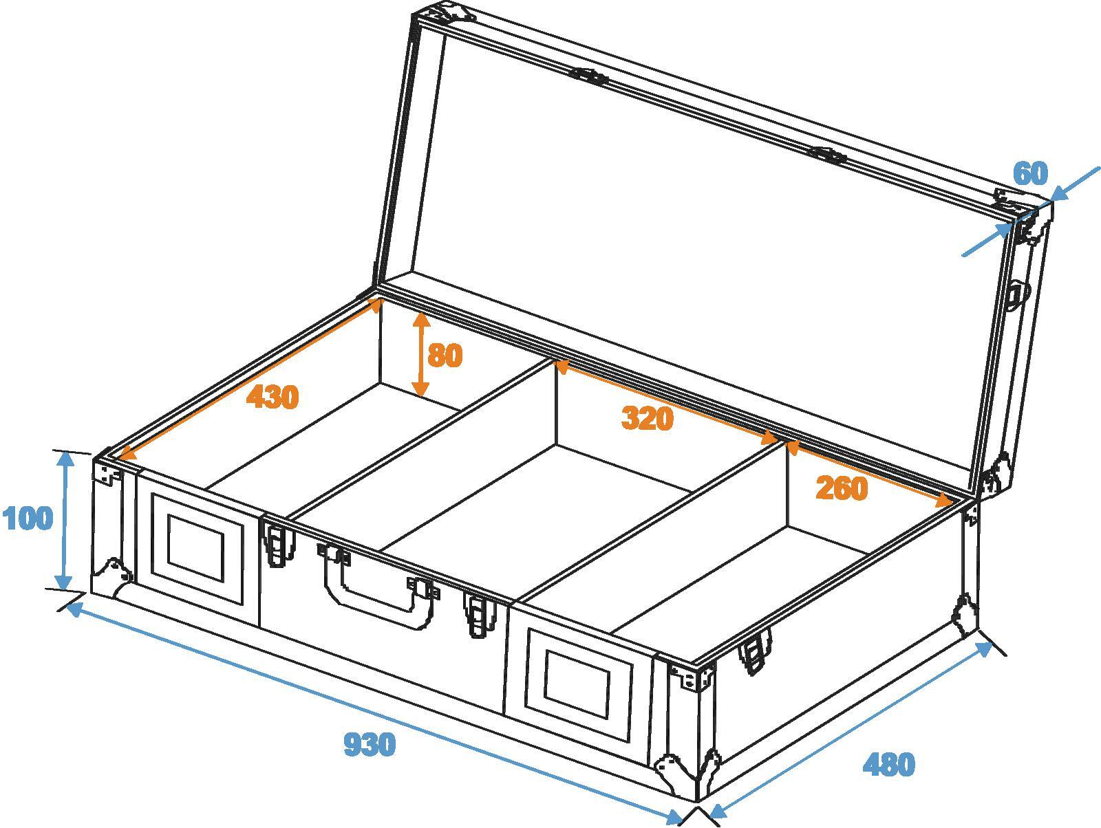 Thumbnail - Roadinger Universal-konsole Digi-1 2xcd/1xm-12 Sw