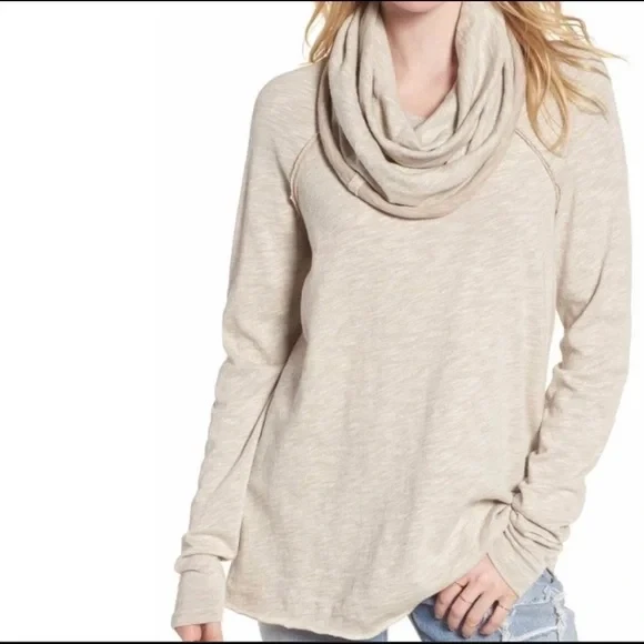 Free people cocoon cowl neck clearance top
