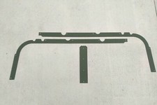 10 Am General HMMWV Upper Windshield Metal Molding Retainer Window 