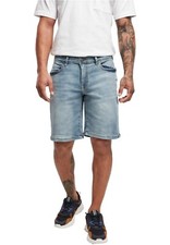 URBAN CLASSICS Pantaloncini Bermuda in jeans uomo light destroyed washed