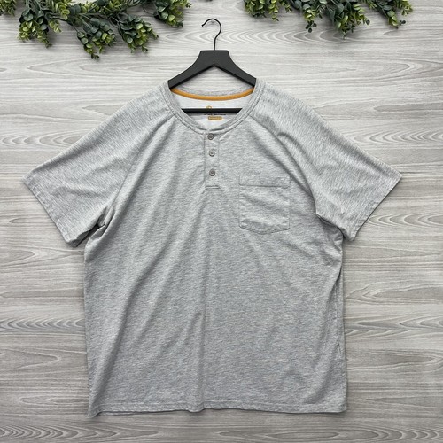 Relaxed Fit Gray Grey Pocket T-Shirt | eBay