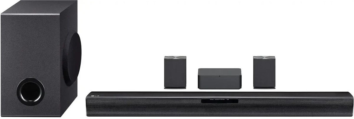 LG SQC4R 4.1ch Sound Bar System with Wireless Rear Speakers