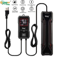 hygger Aquarium Heater 300W/500W/1000W Fish Tank Heater Digital LED Controller