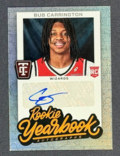 2024-25 TOTALLY CERTIFIED AUTO BUB CARRINGTON SIGNED AUTOGRAPH ROOKIE CARD RC