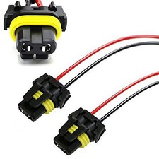 900-Series 9005 9006 Female Adapter Wiring Harness Sockets Wire Compatible