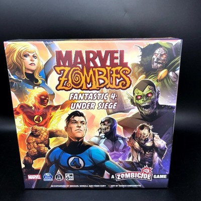Marvel Zombies Zombicide - Kickstarter Expansion - Fantastic 4 Four Under Siege