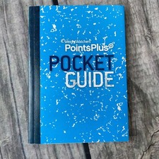 New Weight Watchers Points Plus Pocket Food Program Guide Blue 2010 Speckled 4x6