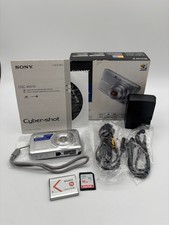 Sony Cyber-Shot DSC-W310 12.1MP Compact Digital Camera Silver Bundle MINT