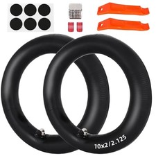 2 Pack 10x2 Inner Tube thickened with Repair Kit, 10x2.125 inch inner tubes