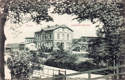 Postcard Plön am See - Holstein - Johanniter Hospital - used 1910 Ploen
