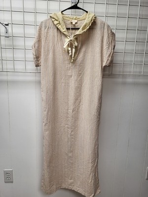 NWT, HEM & THREAD SHIFT DRESS, MAXI WITH HOODIE, SIZE SMALL